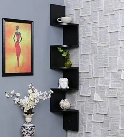 Dime Store Corner Wall Shelfs Living Room Wall Shelves Book Shelf Wall Mount
